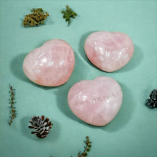 Cargar imagen en el visor de la galería, Puffy Rose Quartz Hearts