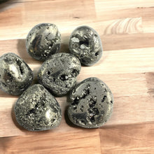 Cargar imagen en el visor de la galería, Tumbled Pyrite Nuggets