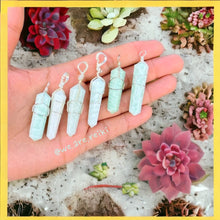 Cargar imagen en el visor de la galería, Amazonite Double Point Pendant