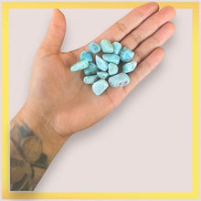 Cargar imagen en el visor de la galería, Small tumbled Larimar