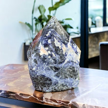 Cargar imagen en el visor de la galería, Semi Polished Sodalite Point