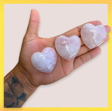 Cargar imagen en el visor de la galería, Puffy Rose Quartz Hearts