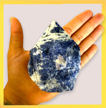 Cargar imagen en el visor de la galería, Semi Polished Sodalite Point