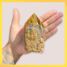 Cargar imagen en el visor de la galería, Tigereye Semi polished point