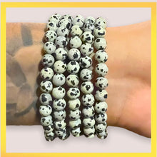 Cargar imagen en el visor de la galería, Dalmatian Jasper Bracelet