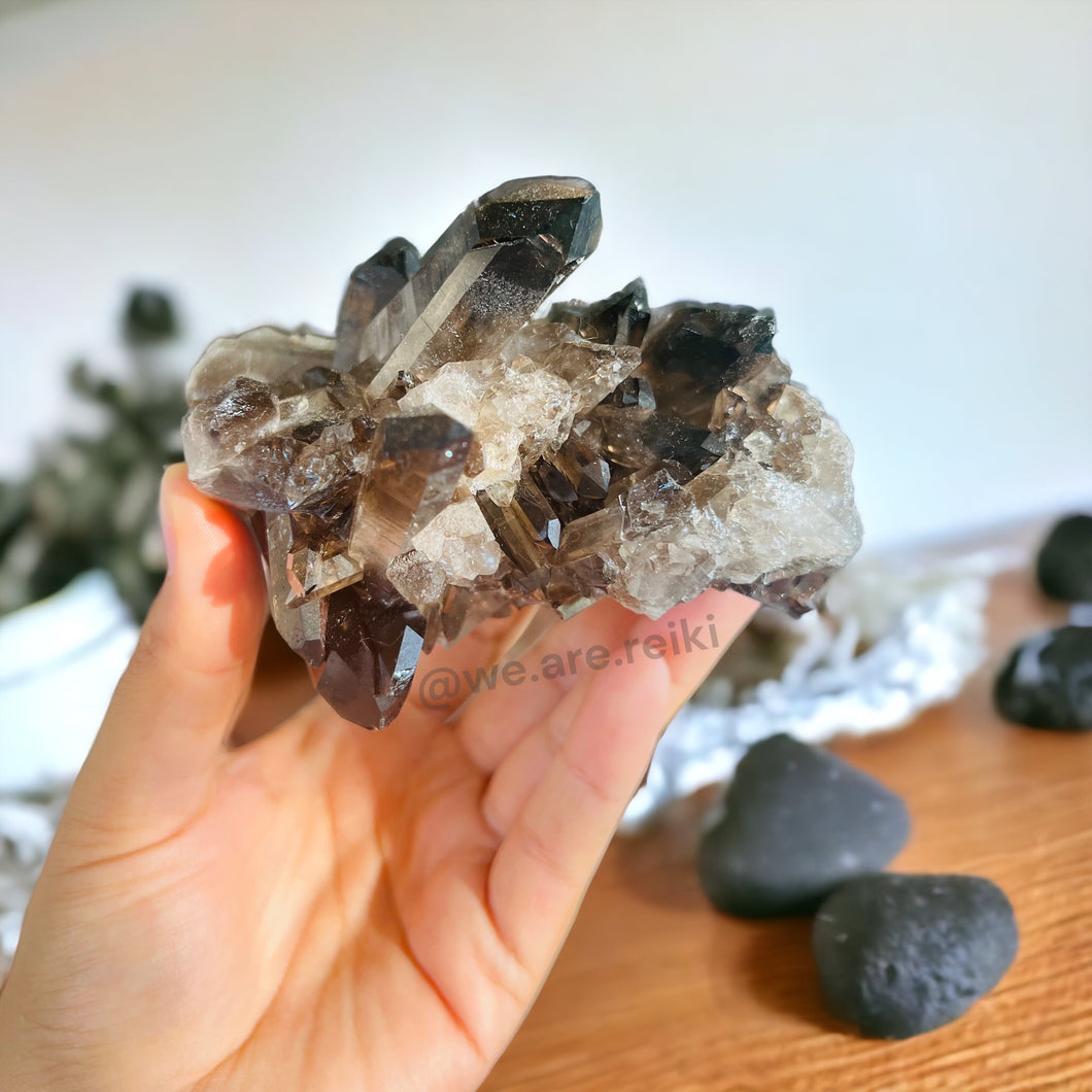 Smoky Quartz big Cluster