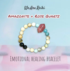 Love Bracelet-Rose Quartz/Amazonite