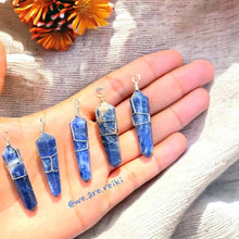 Load image into Gallery viewer, Sodalite Double Point Pendant
