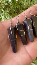 Load and play video in Gallery viewer, Shungite Double Point Pendant
