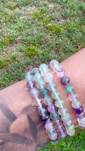 Load and play video in Gallery viewer, Fluorite 6mm Bracelet
