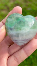 Load and play video in Gallery viewer, Puffy Fluorite Heart
