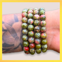 Load image into Gallery viewer, Unakite Bracelet
