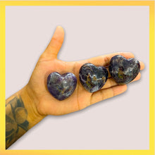 Load image into Gallery viewer, Puffy Amethyst heart
