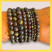 Load image into Gallery viewer, DragonBlood Stone bracelet
