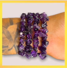 Load image into Gallery viewer, Amethyst Chip Bracelet
